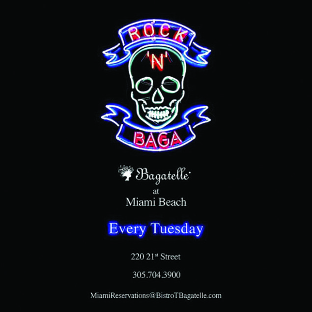 Rock 'N' Baga Tuesdays at Bagatelle Miami Beach