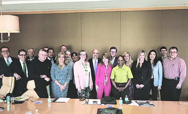 Pictured are members of the Bank Advisory Board for the AAA Scholarship Foundation.