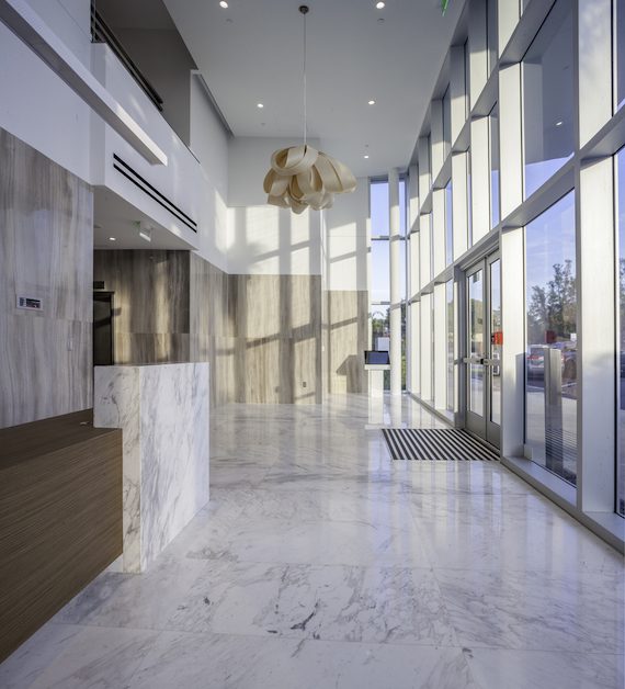 Dominion Builders finishes renovation of Dadeland Executive Center Lobby