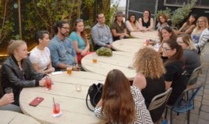 Activists, educators, students, and scientists gather in Wynwood at a recent organizational meeting for the March For Science Miami, including members of the Women’s March Miami who are supporting the event.