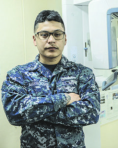 Corpsman uses medical training to respond to emergency in sky