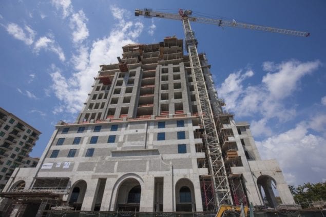 Gables’ newest ‘Class A’ office Ofizzina tops off at 16 stories