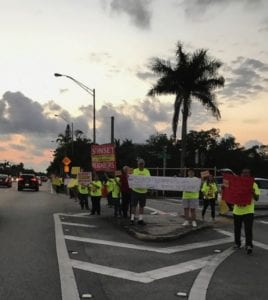 Members of community advisory group Sunset Neighbors have for more than a year opposed construction of a new charter school on Sunset Drive and 73rd Avenue. (Photo credit: Sunset Neighbors)