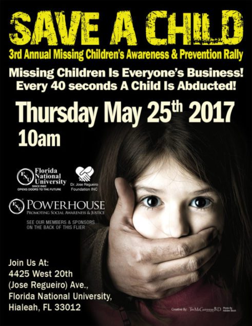 3rd Annual Missing Children's Awareness & Prevention Rally- Front of Flyer High Res-min