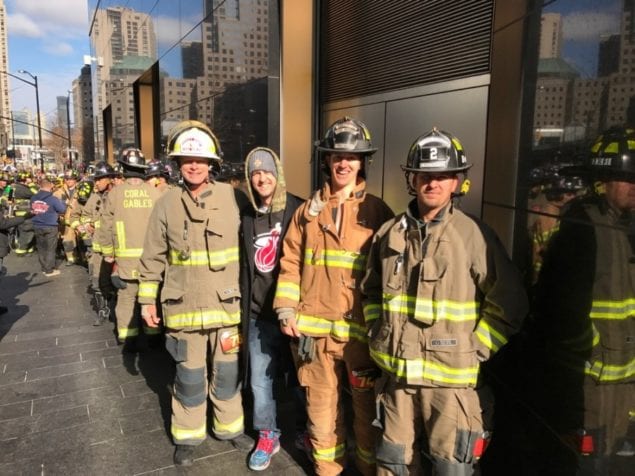 South Florida firefighting family participates in annual WTC climb