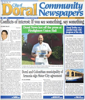 Doral Tribune Florida Newspaper