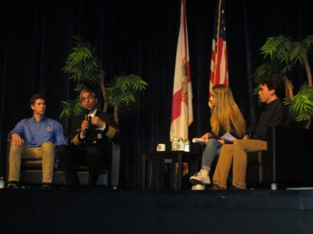 19th U.S. Surgeon General speaks to students at his Alma Mater