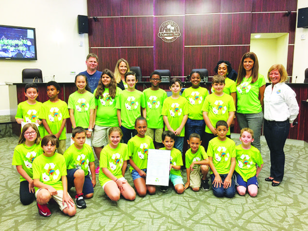 Coral Reef Elementary students receive council proclamation