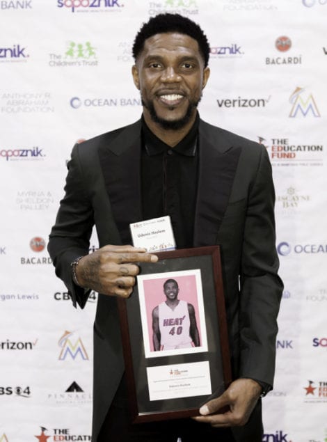 The Education Fund raises $215K, honors Miami Heat’s Udonis Haslem