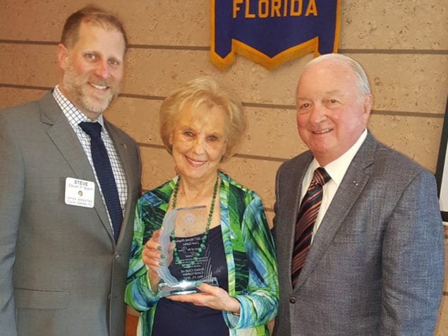 Gables Rotary honors Dorothy Thomson as Citizen of the Year