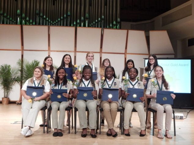 Local Girl Scouts take action,earn prestigious Gold Award