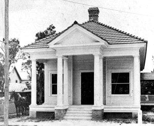 The original office of Dr. James M Jackson. Photo: State Archives of Florida.