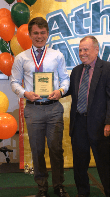 Coral Reef senior Kyle Dickson receives Scholar Athlete Award