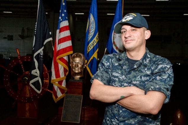 Miami native serves aboard U.S. Navy’s largest warship