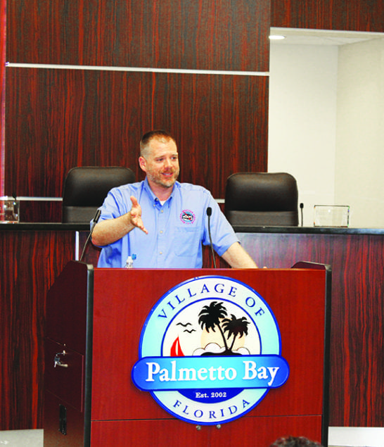 Residents brave the rain to attend Hurricane Preparedness Workshop