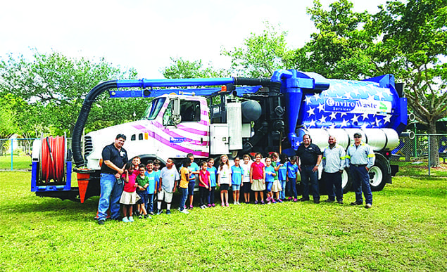 Town has Truck and Career Day at Whispering Pines Elementary