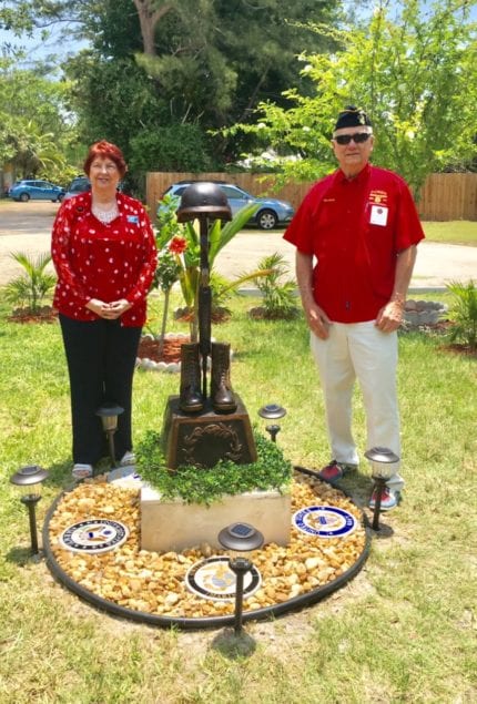 American Legion post unveils memorial for fallen soldiers