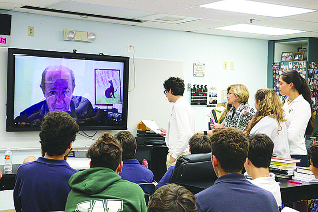 Palmer Trinity School students learn from creator of Big History via Skype
