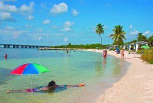 Bahia Honda's beautiful beach area has been lauded as one of the top 10 in the United States. (Photo by Rob O'Neal, Florida Keys News Bureau)