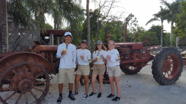 Four Cutler Bay High students intern at Biscayne National Park