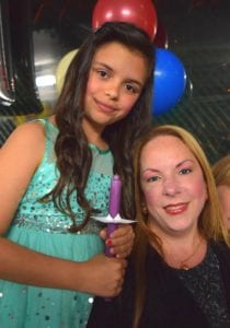 Rising star Georgina Paez and her mother, Barbara. 