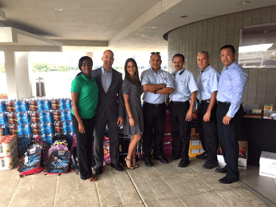 Karla Cadet, Peter Romero, Yaclyn Hernandez, Javier Castro and Rafael Lopez