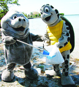 Volunteers will spend the morning collecting litter and debris, which contaminates and injures wildlife on Historic Virginia Key Beach.