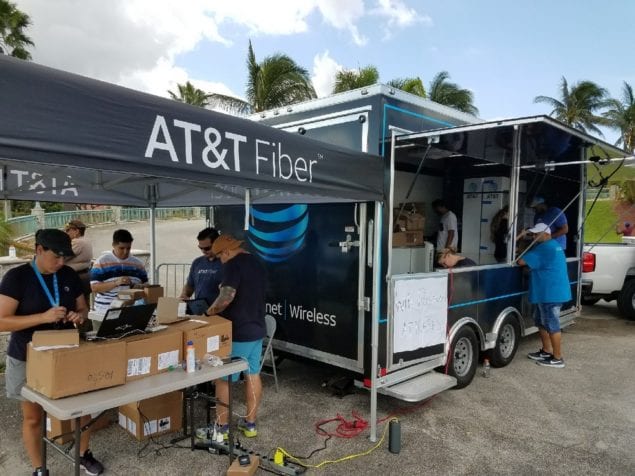 AT&T helps South Floridians stay connected in aftermath of Irma