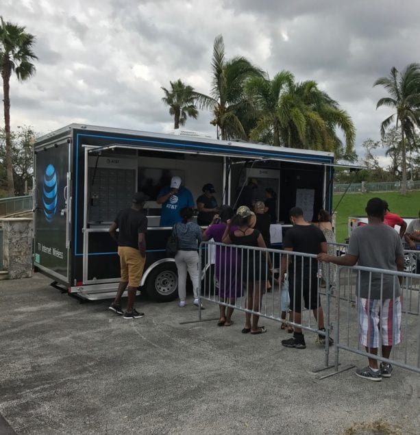 AT&T helps South Floridians stay connected in aftermath of Irma