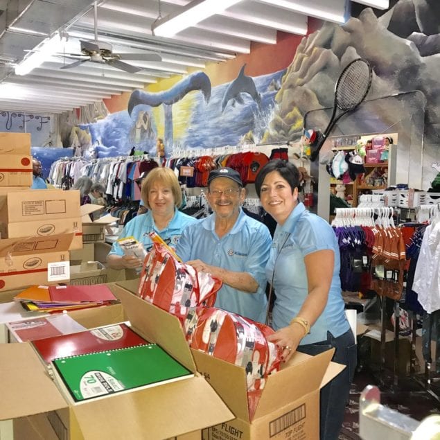 Biscayne Bay Kiwanis distributes school supplies to inner-city kids