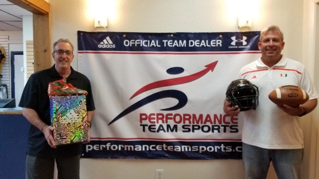 Performance Team Sports brings college level team branding to local high schools