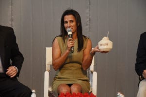 Avra Jain holding CocoNuttock