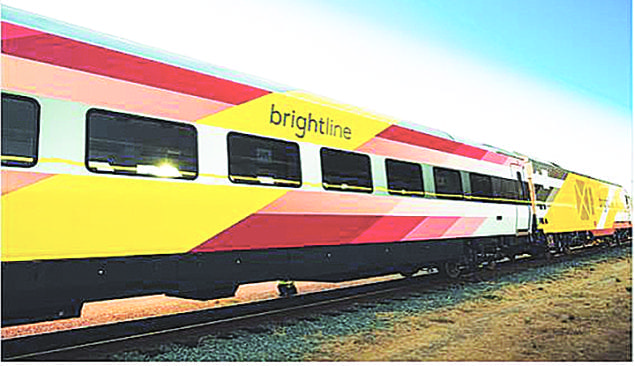 Fifth Brightline trainset joining state's new passenger service