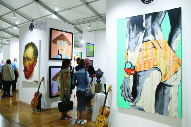 3 shows under one roof showcase artists and galleries from U.S and around globe