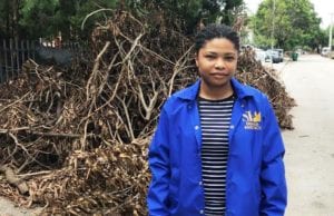 Public Affairs Specialist Chakevia Jones is assigned to do disaster assistance outreach in the South Florida region.