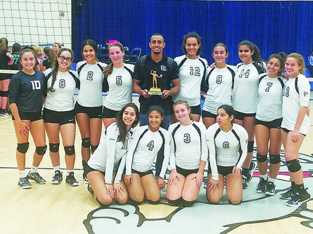 Ferguson JV Volleyball team goes undefeated to win tournament