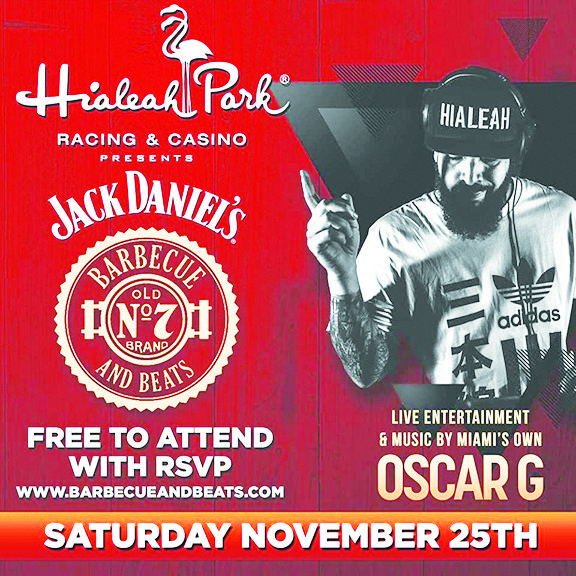 Hialeah Park hosts Jack Daniel’s Barbecue and Beats Festival on November 25