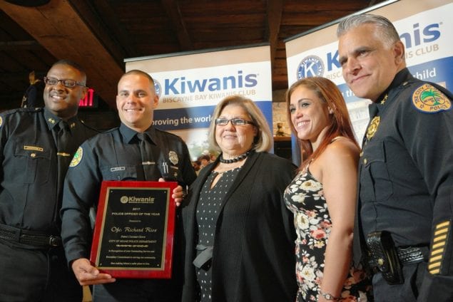 Biscayne Bay Kiwanis name ‘Police Officer of the Year’