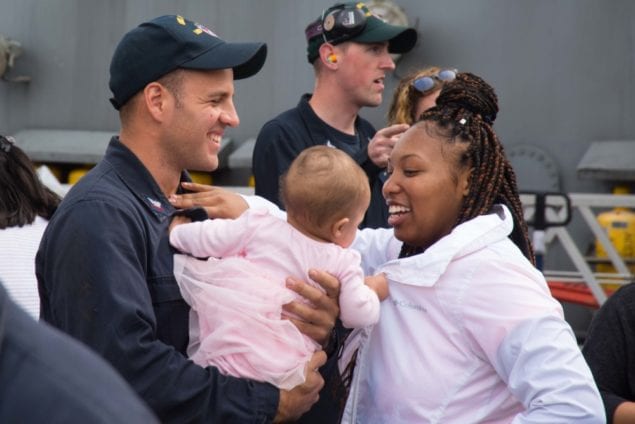 Sailor from Miami returns to home port after deployment