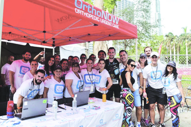 Another successful year for OrthoNOW at City Bikes Ironman 70.3 Miami
