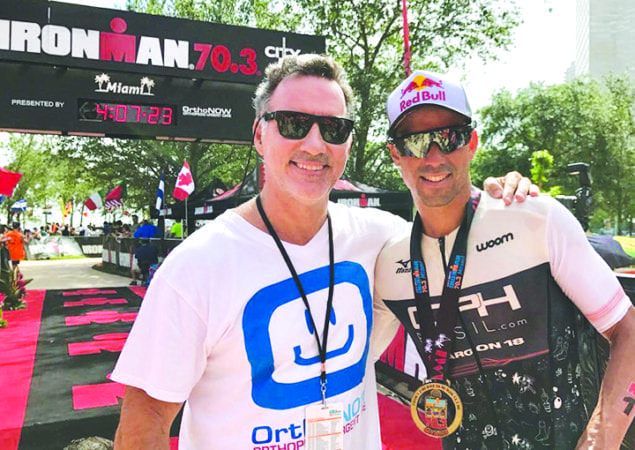 Another successful year for OrthoNOW at City Bikes Ironman 70.3 Miami