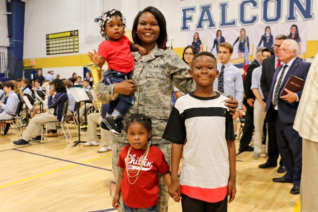 Palmer Trinity School honors local veterans at breakfast