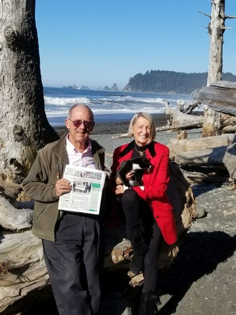 Hometown news travels to the Pacific Northwest