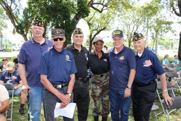 Coral Gables American Legion Post 98 members attend Veterans Day event