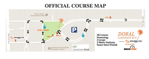 official course map doral corporate run