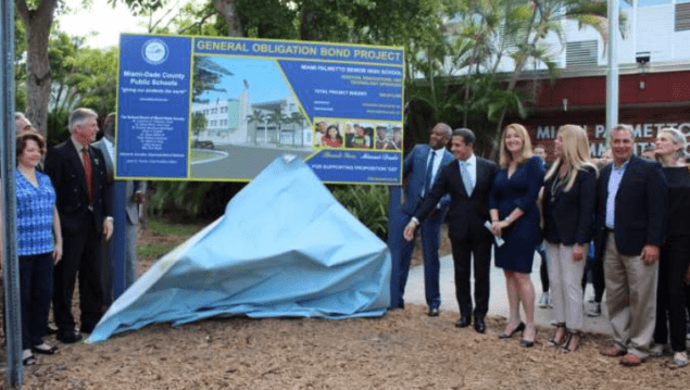 M-DCPS hosts groundbreaking at Miami Palmetto High School