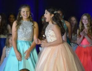 Georgina Paez erupts with joy as she is named winner of the USA National Miss Pageant for Florida.