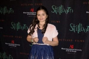 Georgina Paez at the premiere of “Stillborn” at the Coral Gables Art Cinema.