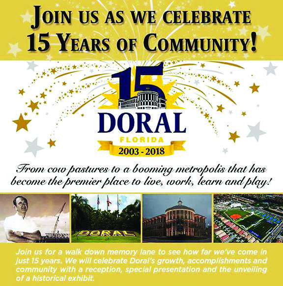 Celebrating 15 years as the City of Doral