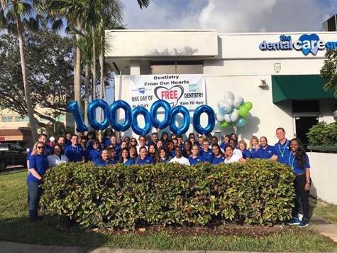 Dental Care Group donates $1,000,000th of dentistry